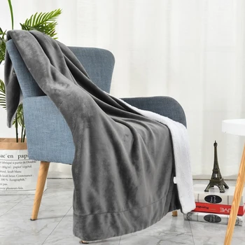Многофункциональный диван-кушетка из берберского флиса, фланелевое толстое одеяло с обоюдоострыми краями, тонкая работа для спальни, гостиной