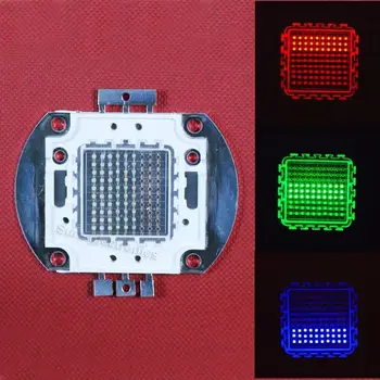 100 Вт RGB Высокая мощность Светодиодный светильник Панель чип DIY