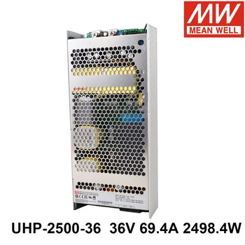 MEAN WELL UHP-2500-36 36V 69.4A 2498,4 Вт безвентиляторный блок питания постоянного тока с программируемой коммутацией с PFC Для лазерной PoE-машины