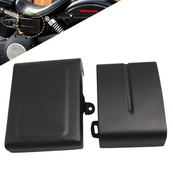 Новая Черная Металлическая Защитная Панель Аккумулятора Для Harley Dyna Street Fat Bob Low Rider Super Wide Glide FLD FXD FXDF 2012-2017