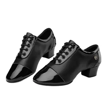 2023 New Dance Belle / Профессиональная Обувь для Латиноамериканских Танцев; Мужская Обувь Из Воловьей Кожи Черного и белого Цвета с двухточечной мягкой подошвой для танцев Для мальчиков